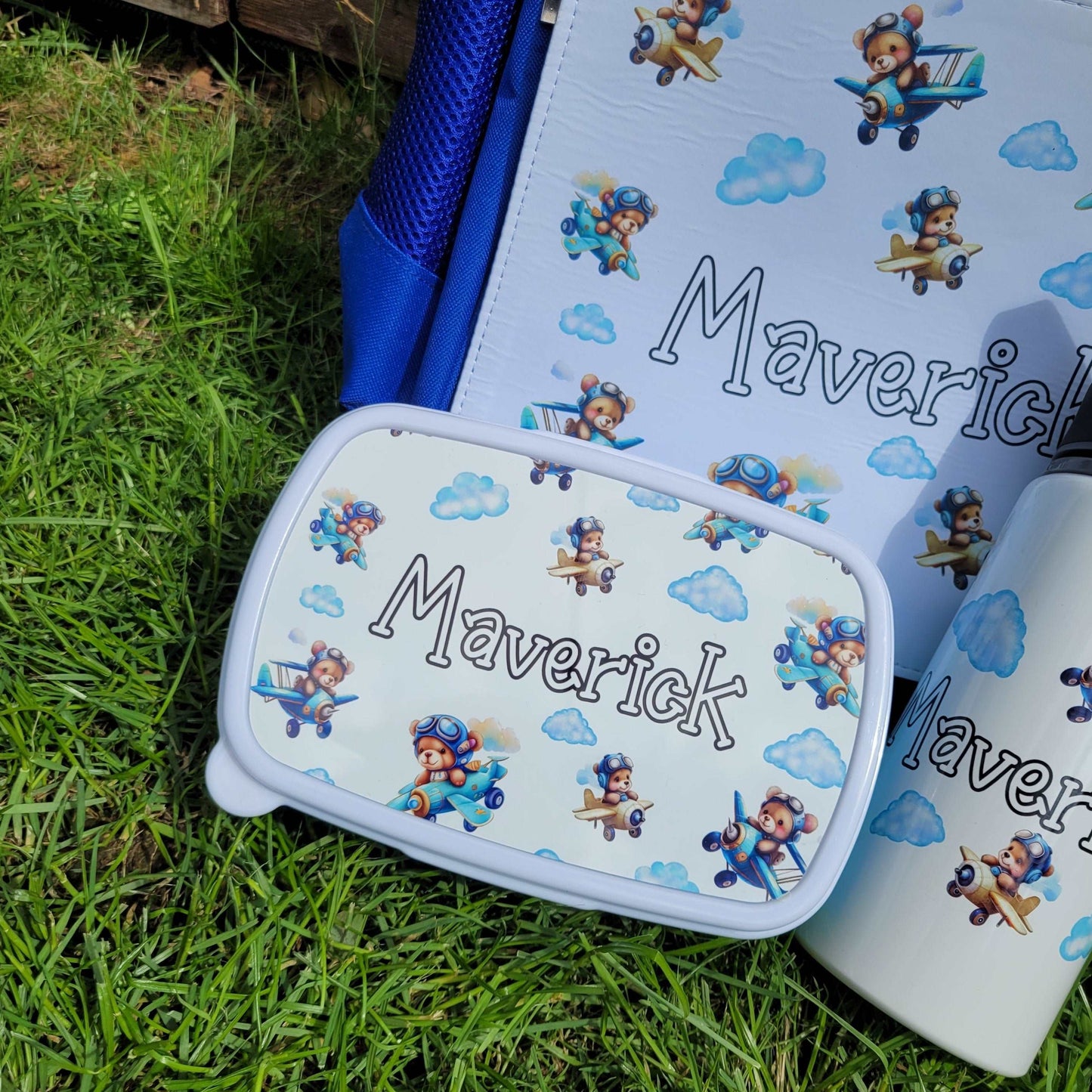 Child's personalised snack tub - 3 colour options