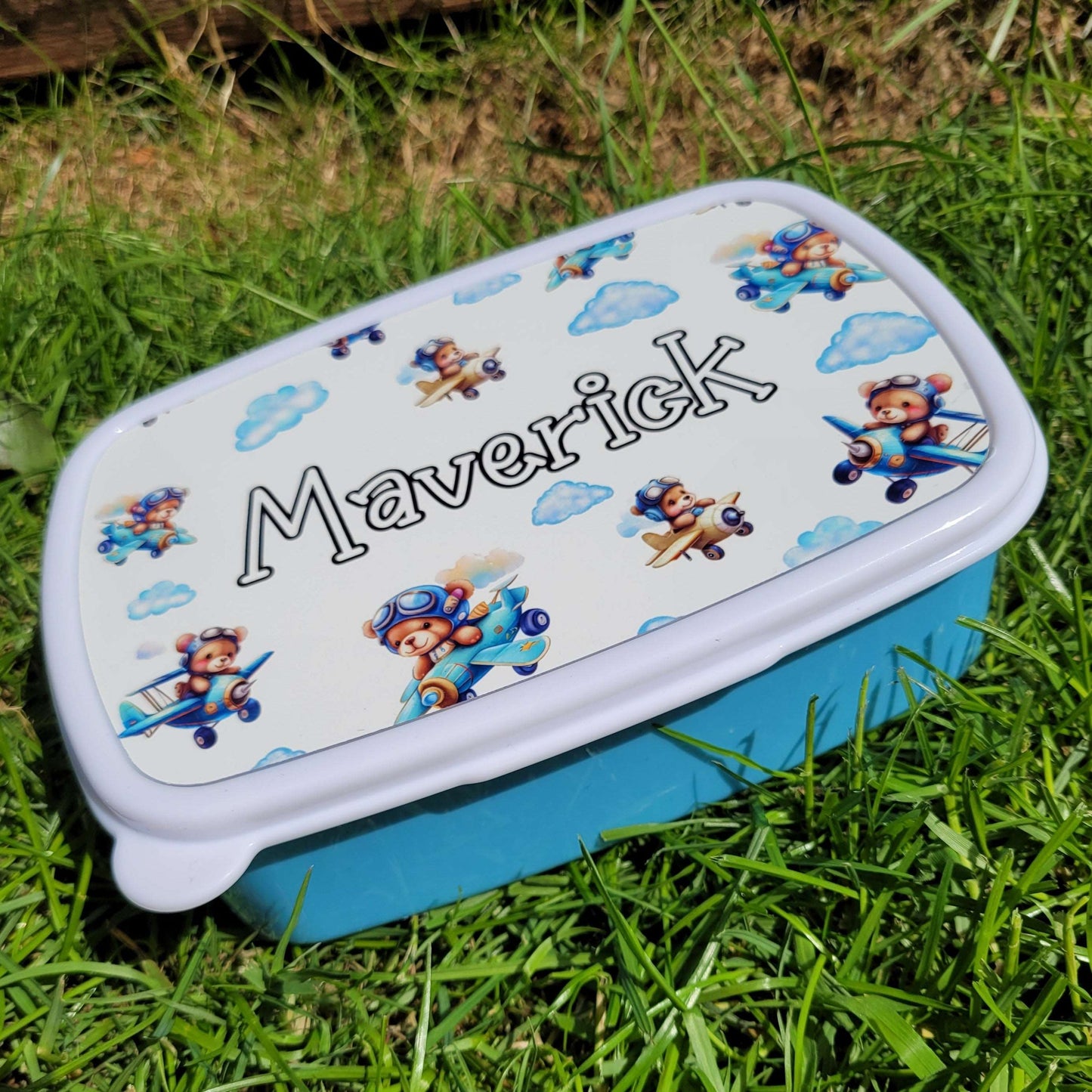 Child's personalised snack tub - 3 colour options
