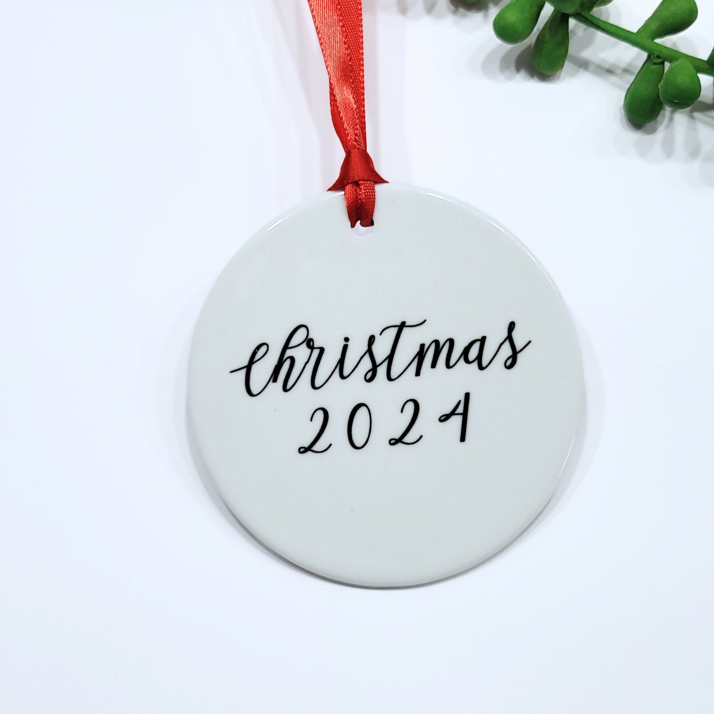 Photo ornament - Ceramic personalised decoration