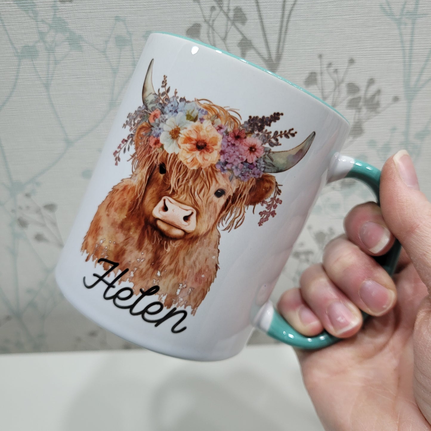 Personalised mug - highland cow - moose and goose gifts