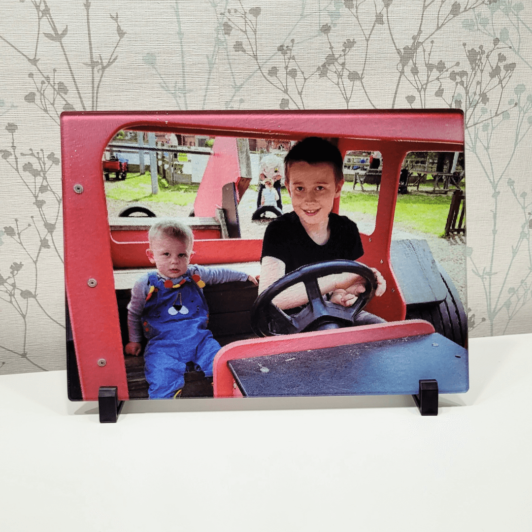 Rectangle photo cutting board