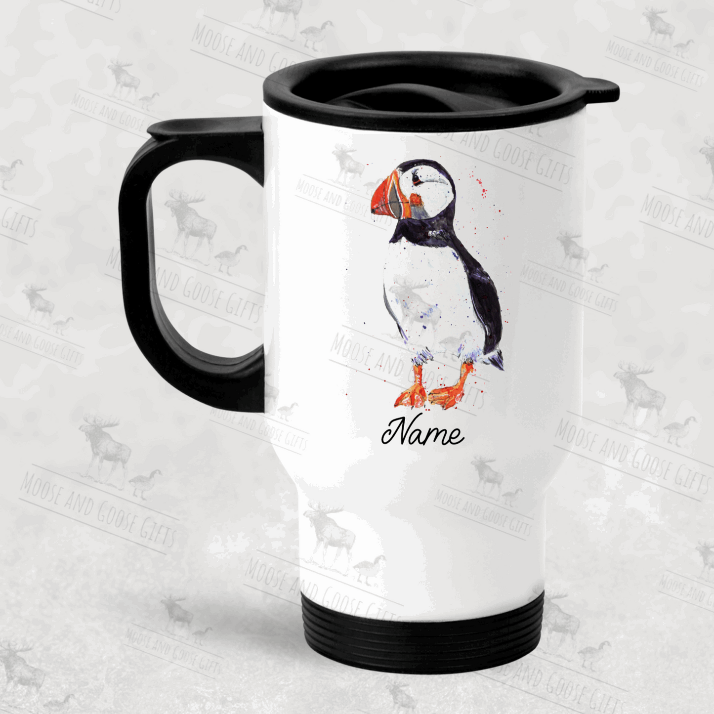 Puffin travel mug