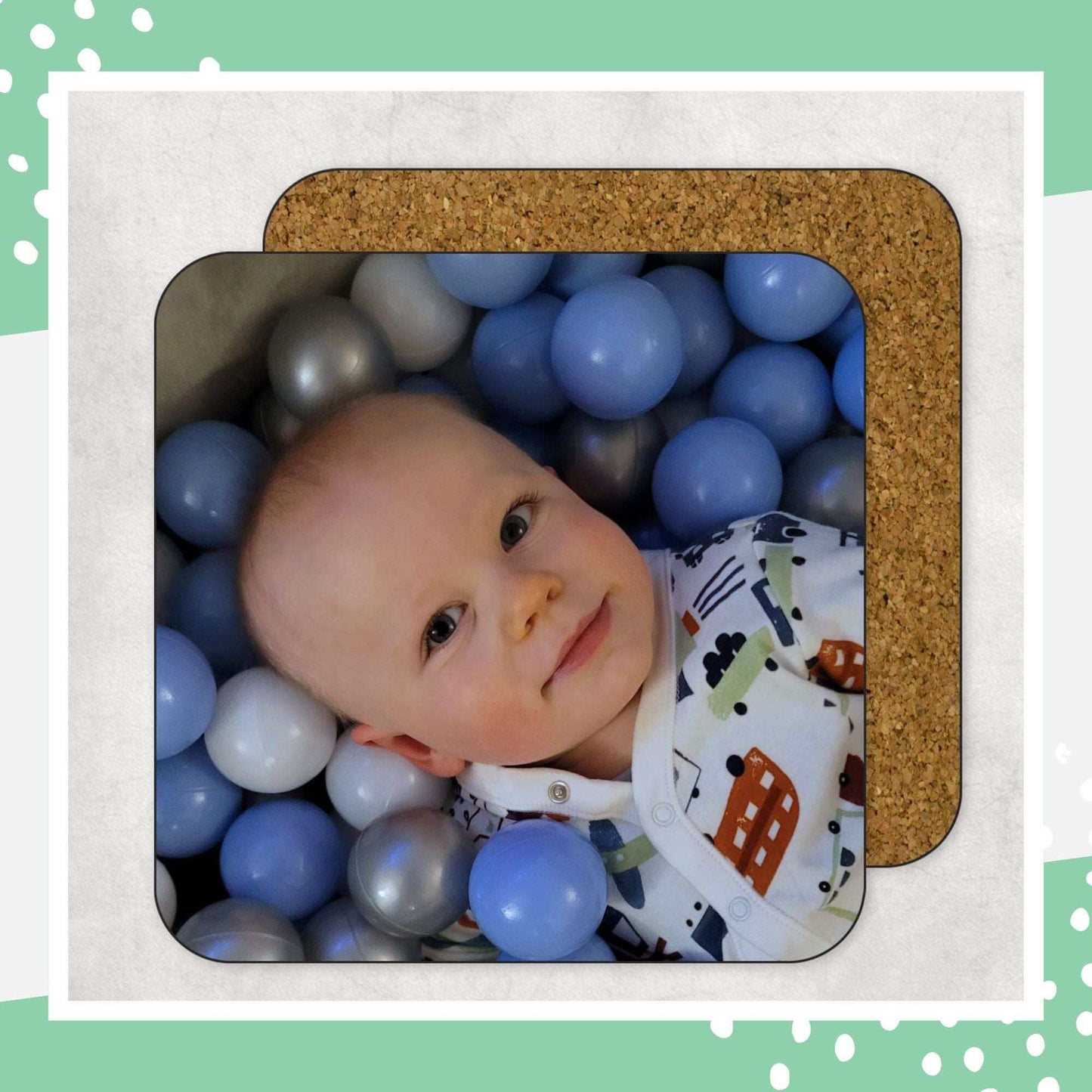 Photo coaster - personalised gift -memory keepsake