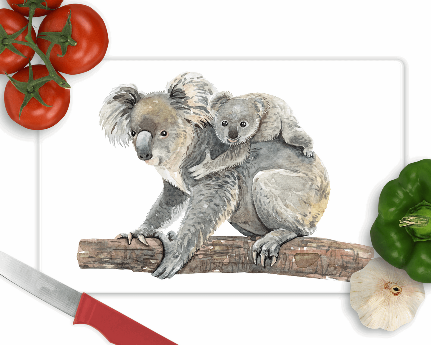 Koala glass cutting board - Sew Tilley
