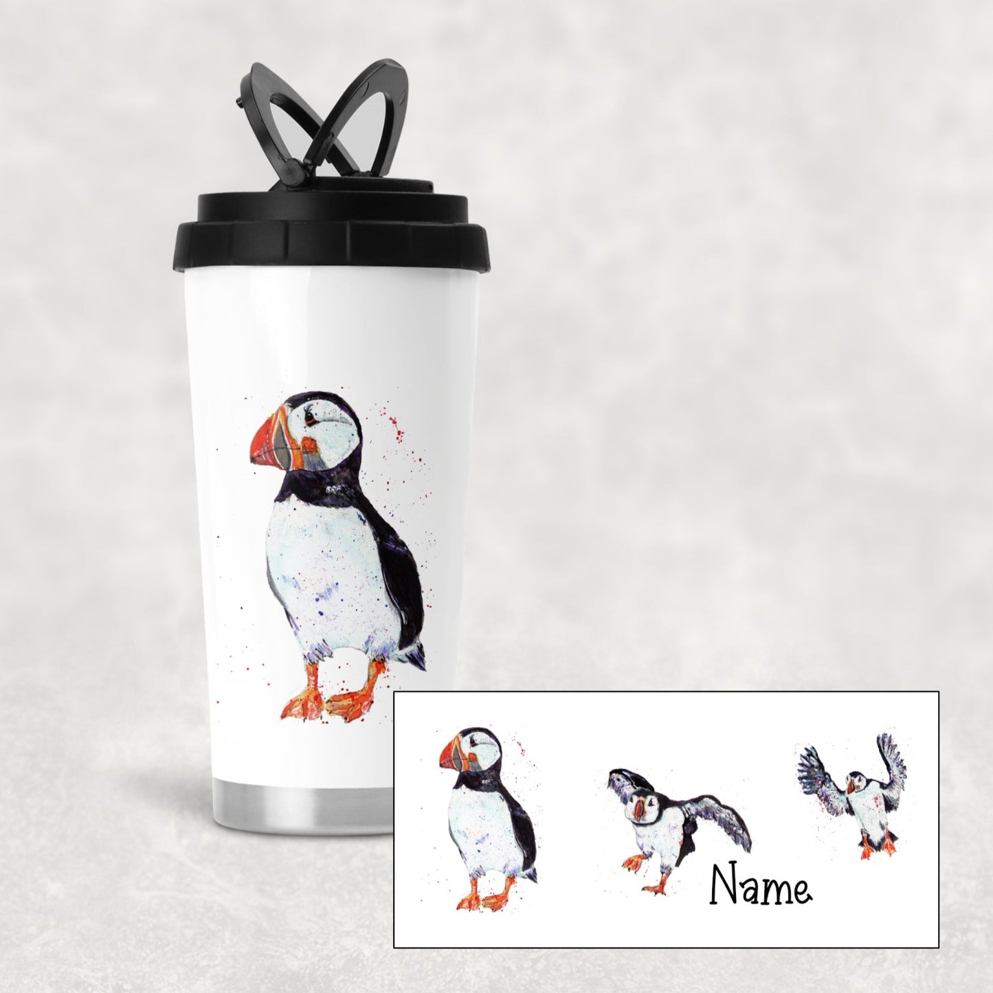 Puffin travel mug - Insulated travel mug