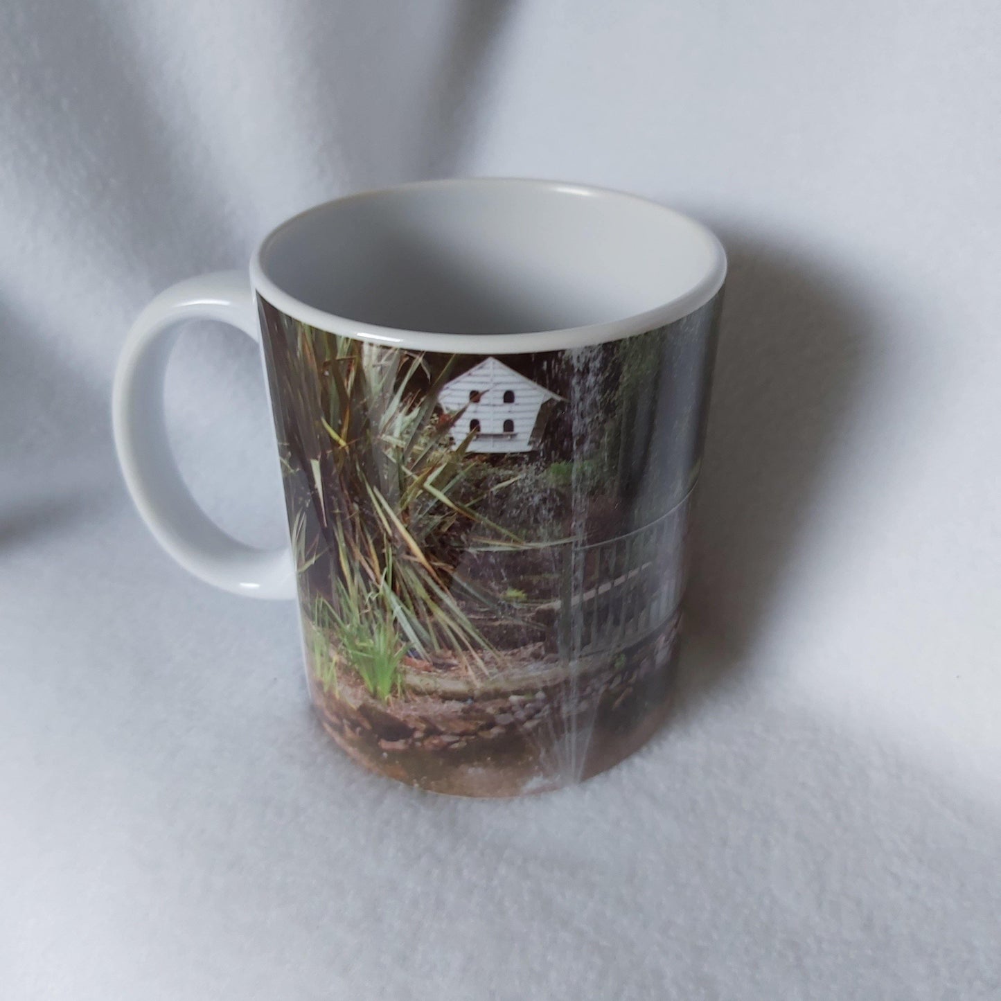 Personalised photo mug side view - moose and goose gifts