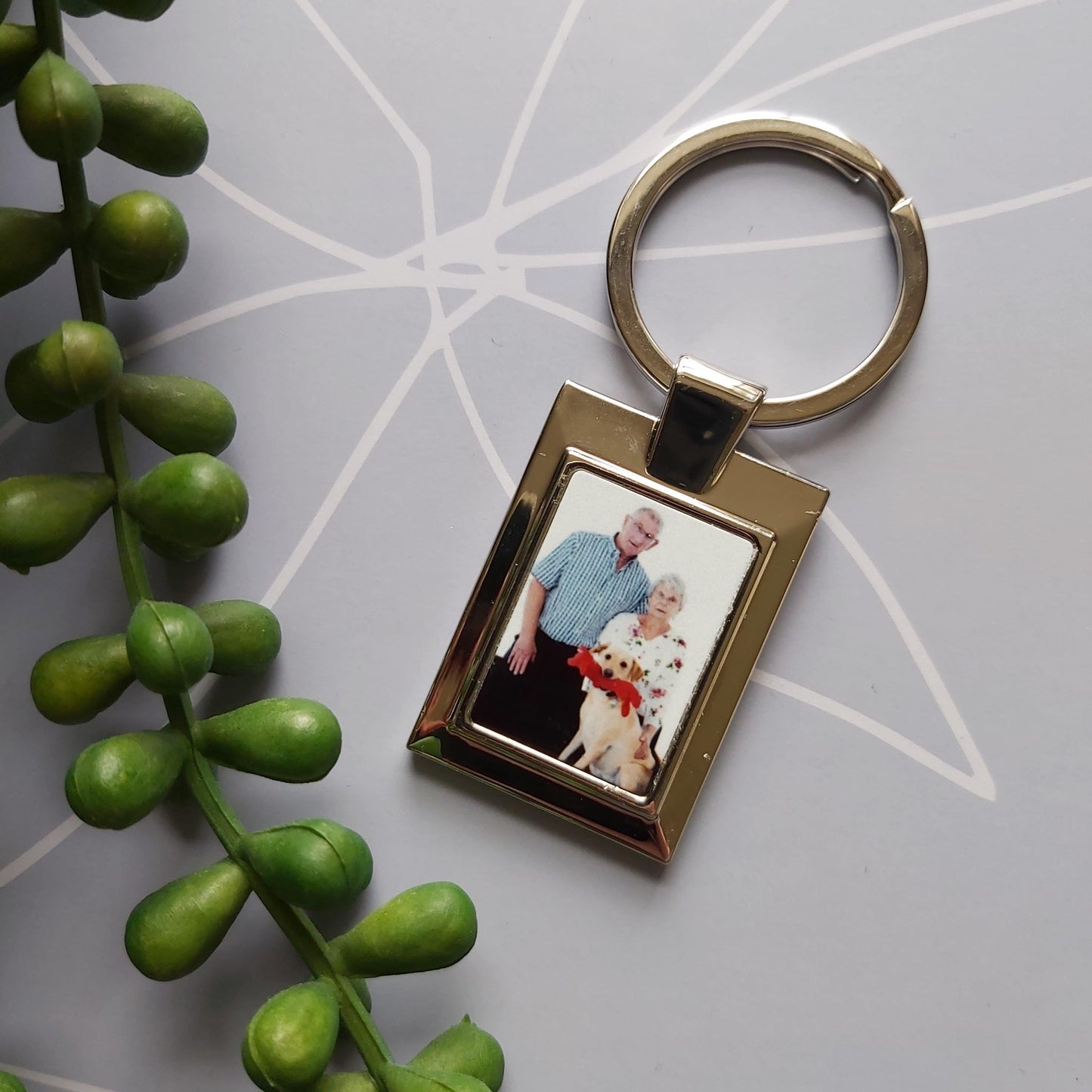 Personalised Metal Photo keying - Sew Tilley