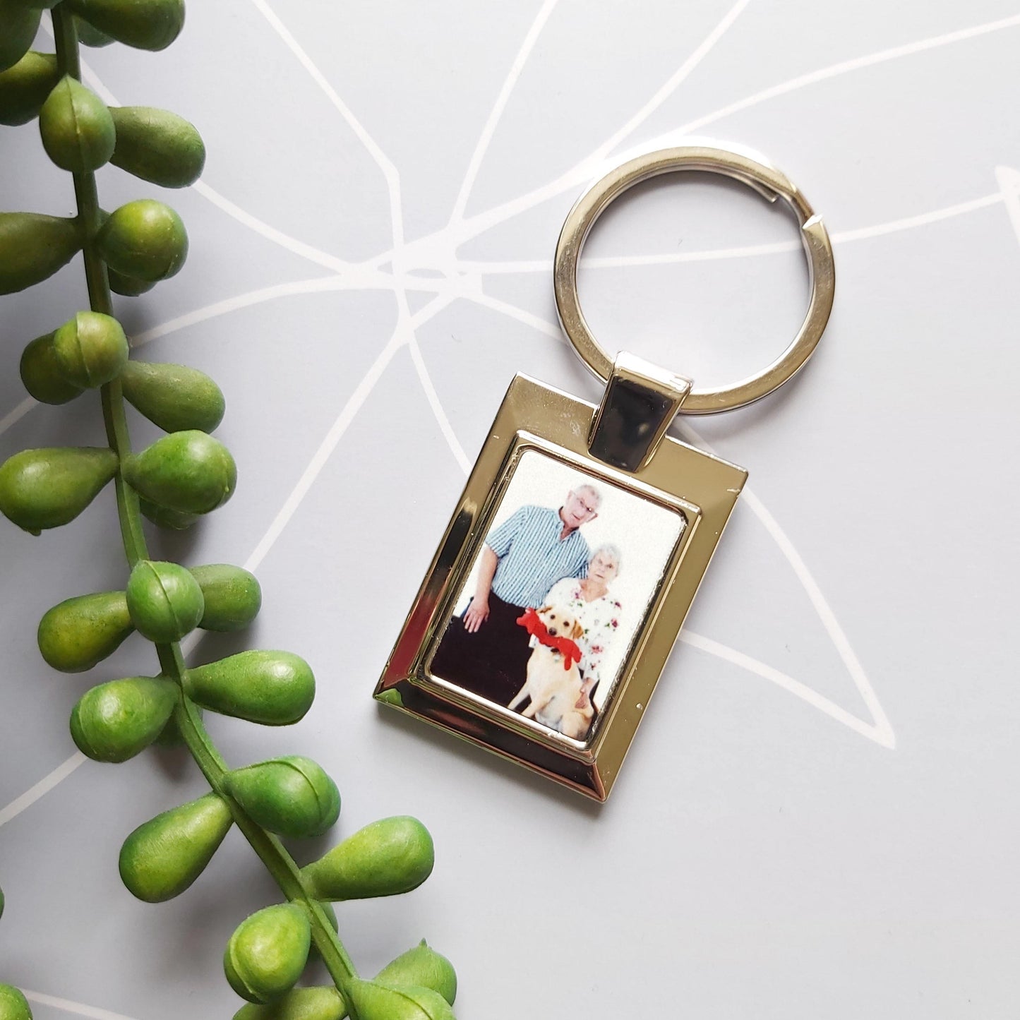 Personalised Metal Photo keying - Sew Tilley
