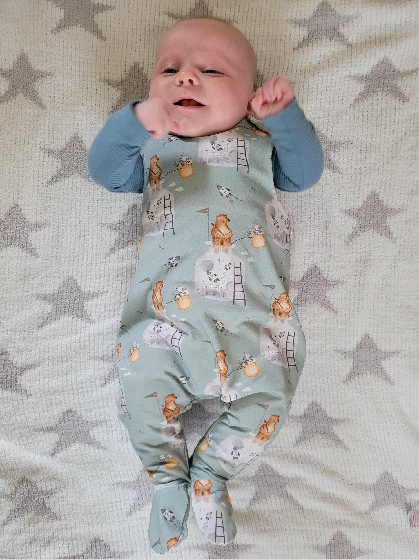 Footed Handmade Romper - Moose and Goose Gifts
