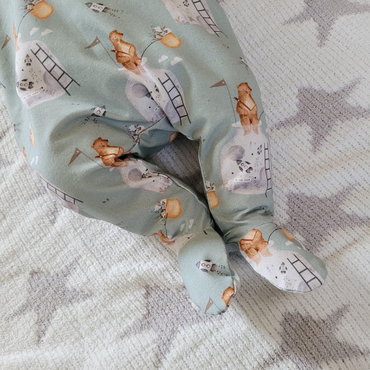 Footed Handmade Romper - Moose and Goose Gifts