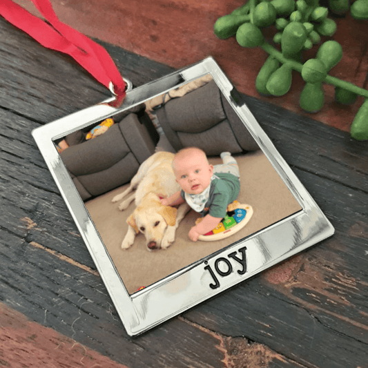 Extra large photo Christmas tree ornament - Moose and Goose Gifts -Photo keepsake - treasured memories - family gift