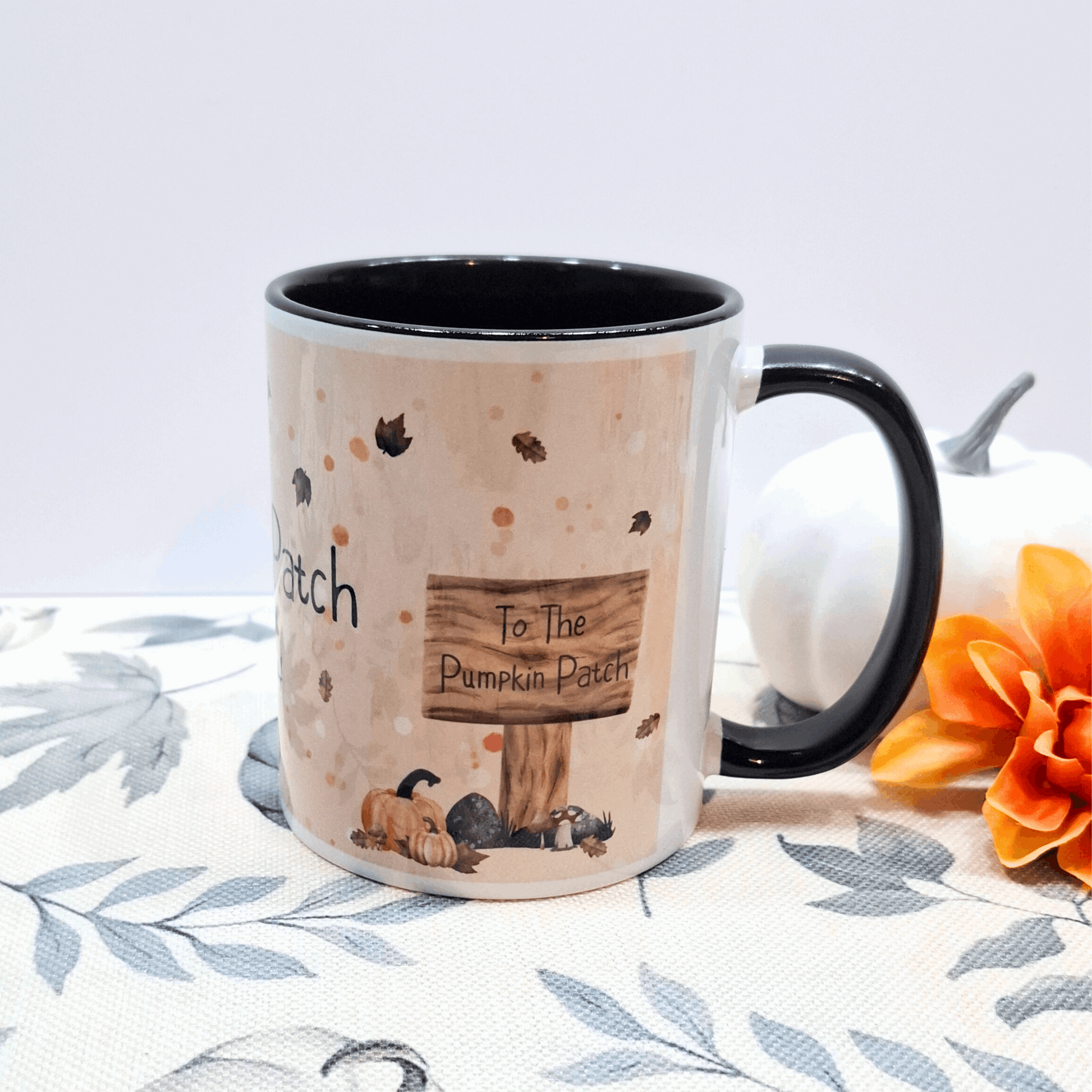 Pumpkin Patch Crew – Halloween Highland Cow Mug