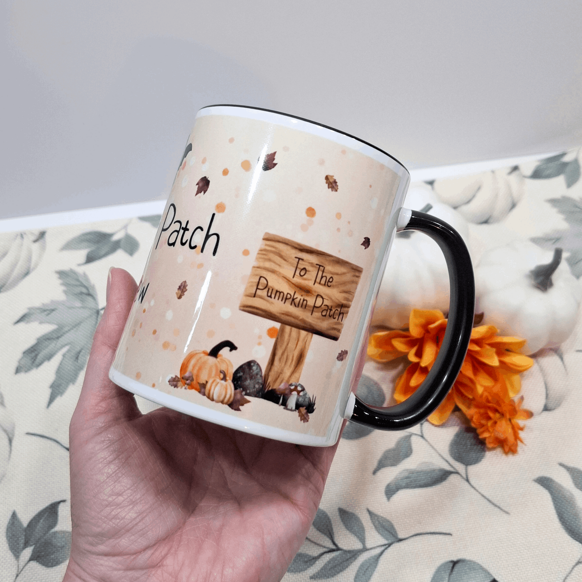 Pumpkin Patch Crew – Halloween Highland Cow Mug