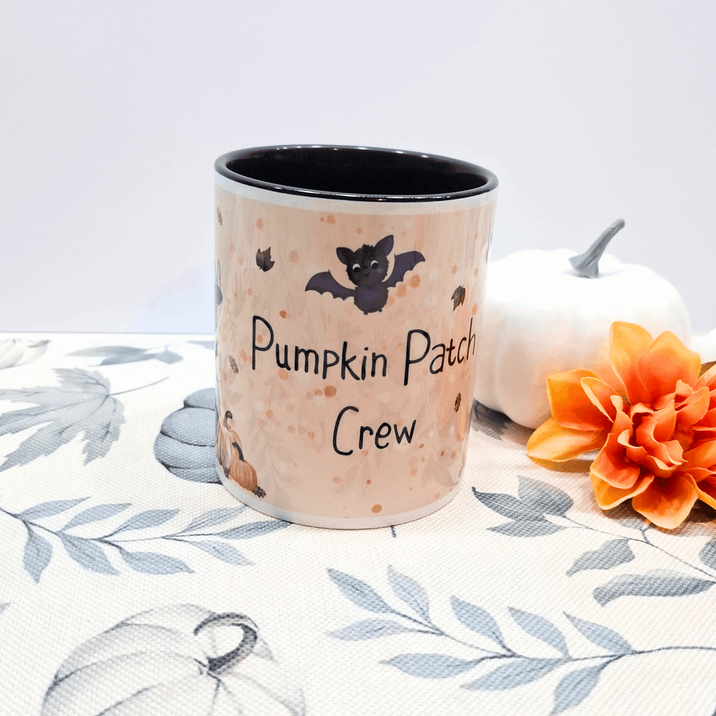 Pumpkin Patch Crew – Halloween Highland Cow Mug