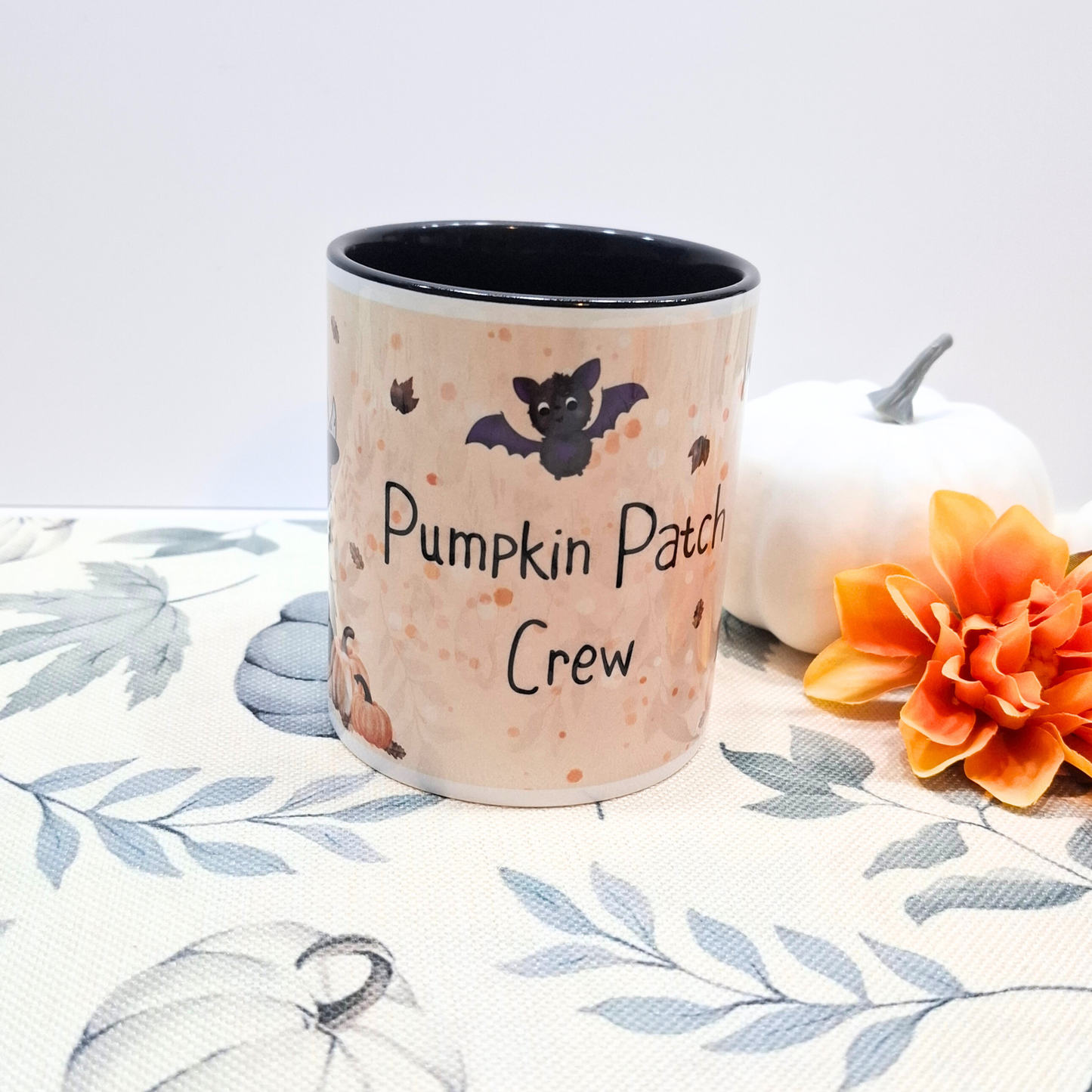 Pumpkin Patch Crew – Halloween Highland Cow Mug