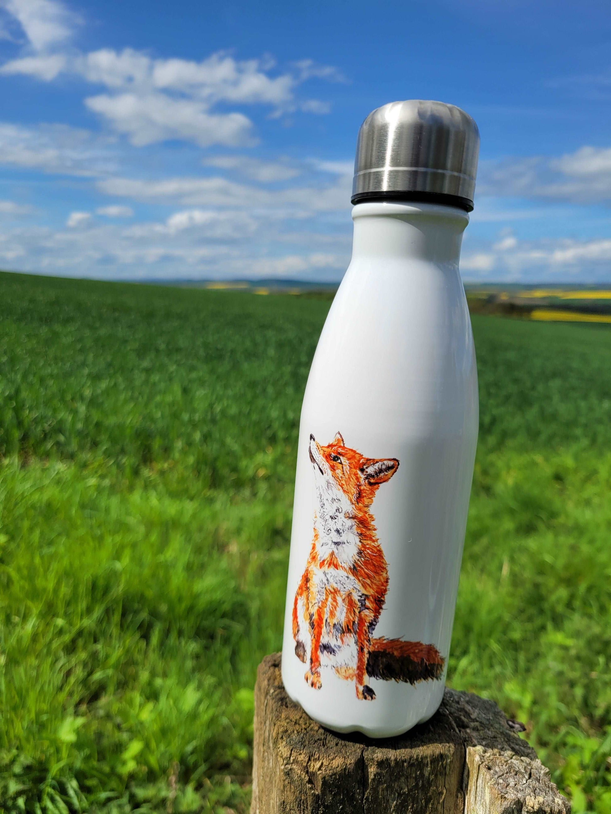 Fox insulated water bottle - cold and hot drinks
