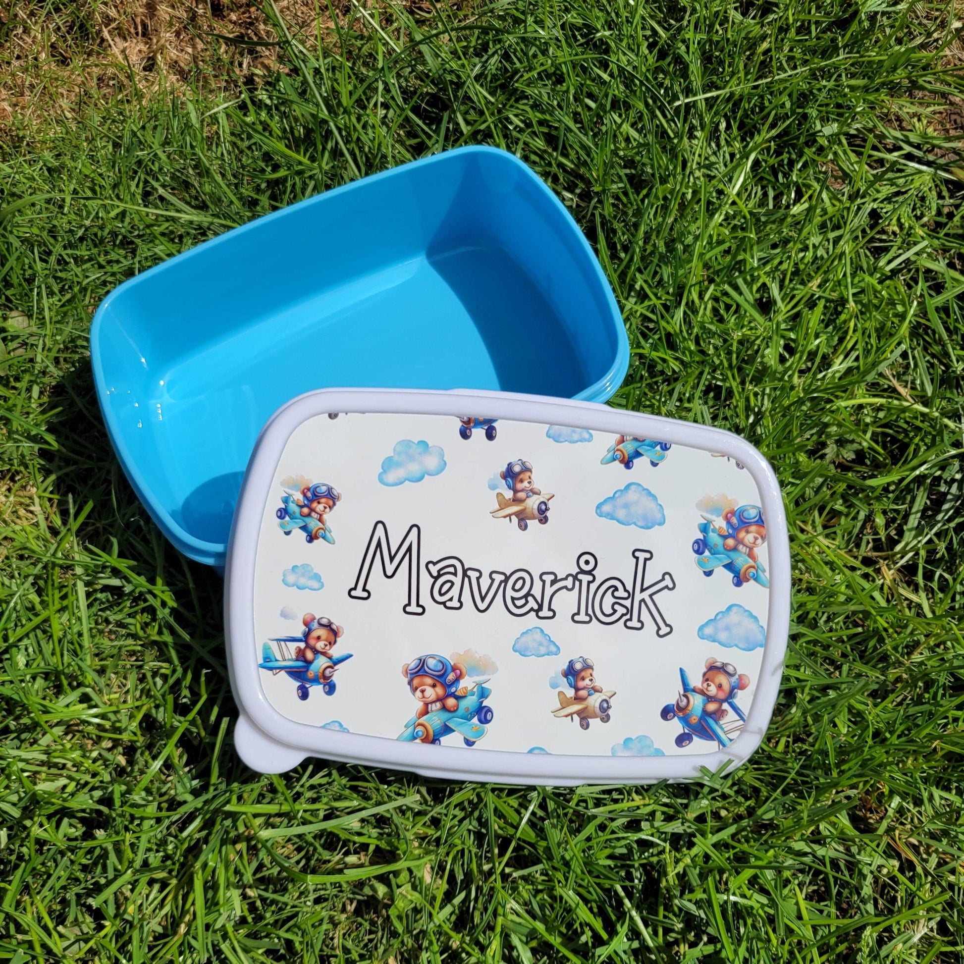 Child's personalised snack tub - 3 colour options