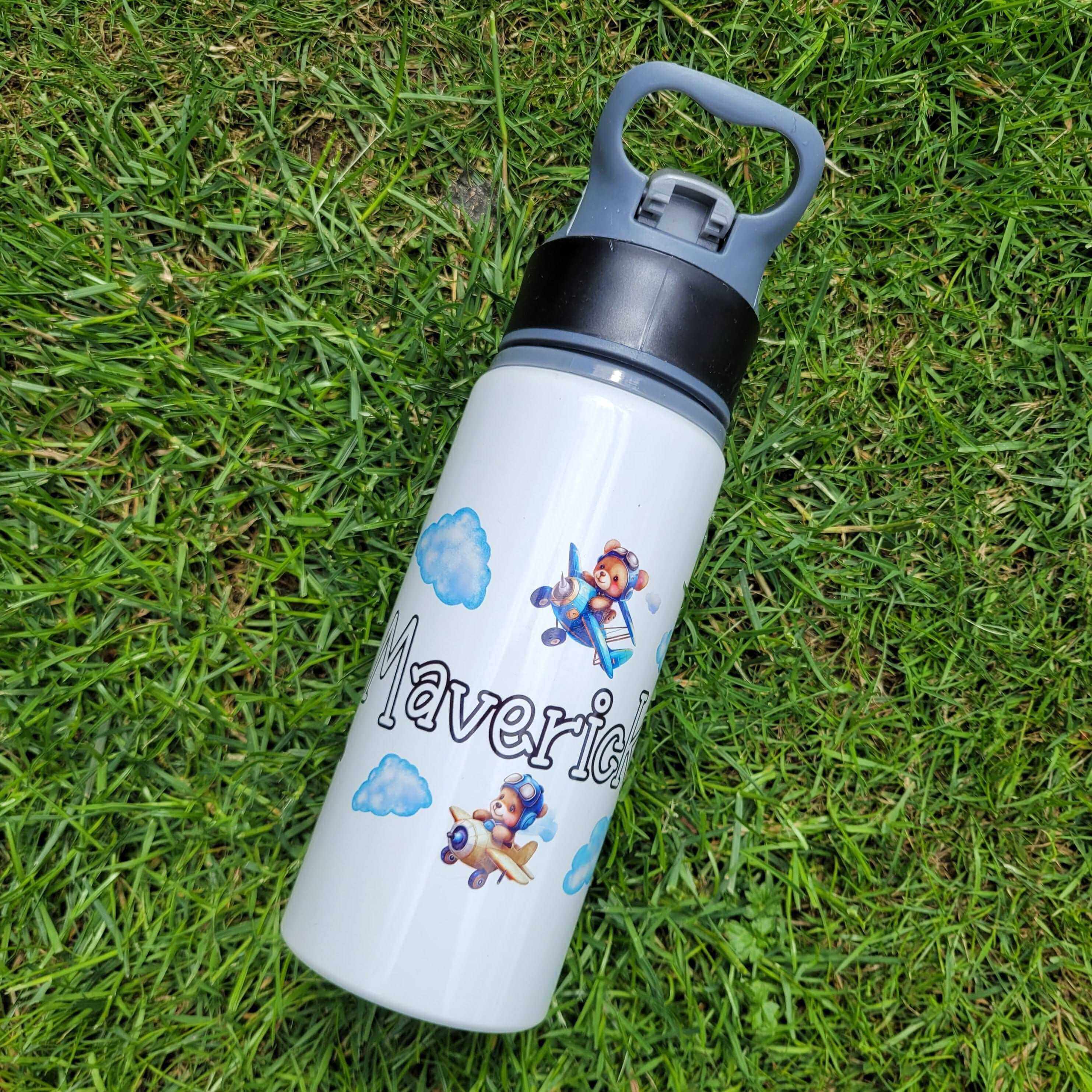 Personalised water bottle - unique gift - Moose and Goose Gifts - Childs water bottle