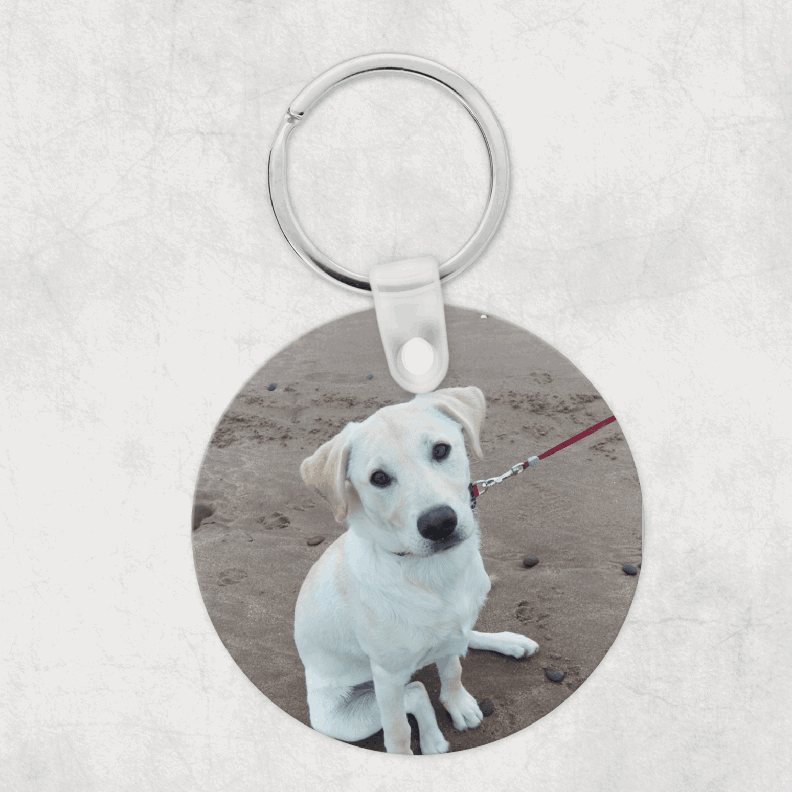 Photo keyring - Round double sided - Sew Tilley