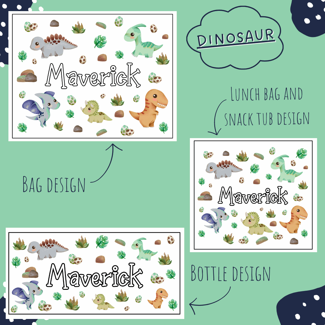Personalised child's lunch bag