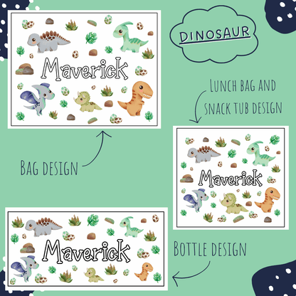 Personalised child's lunch bag