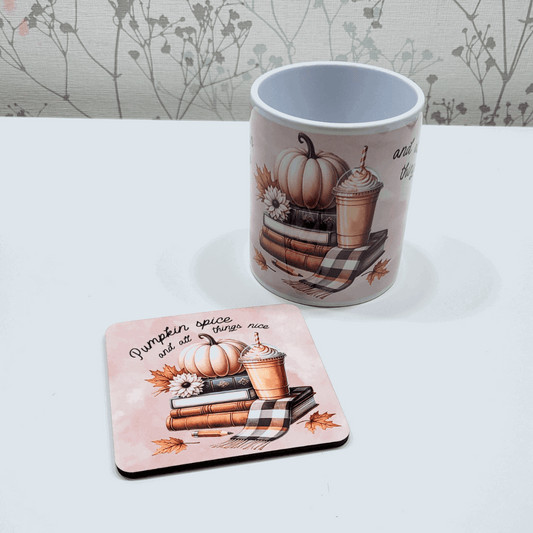 Pumpkin spice coaster – Autumn Vibes for Your Table