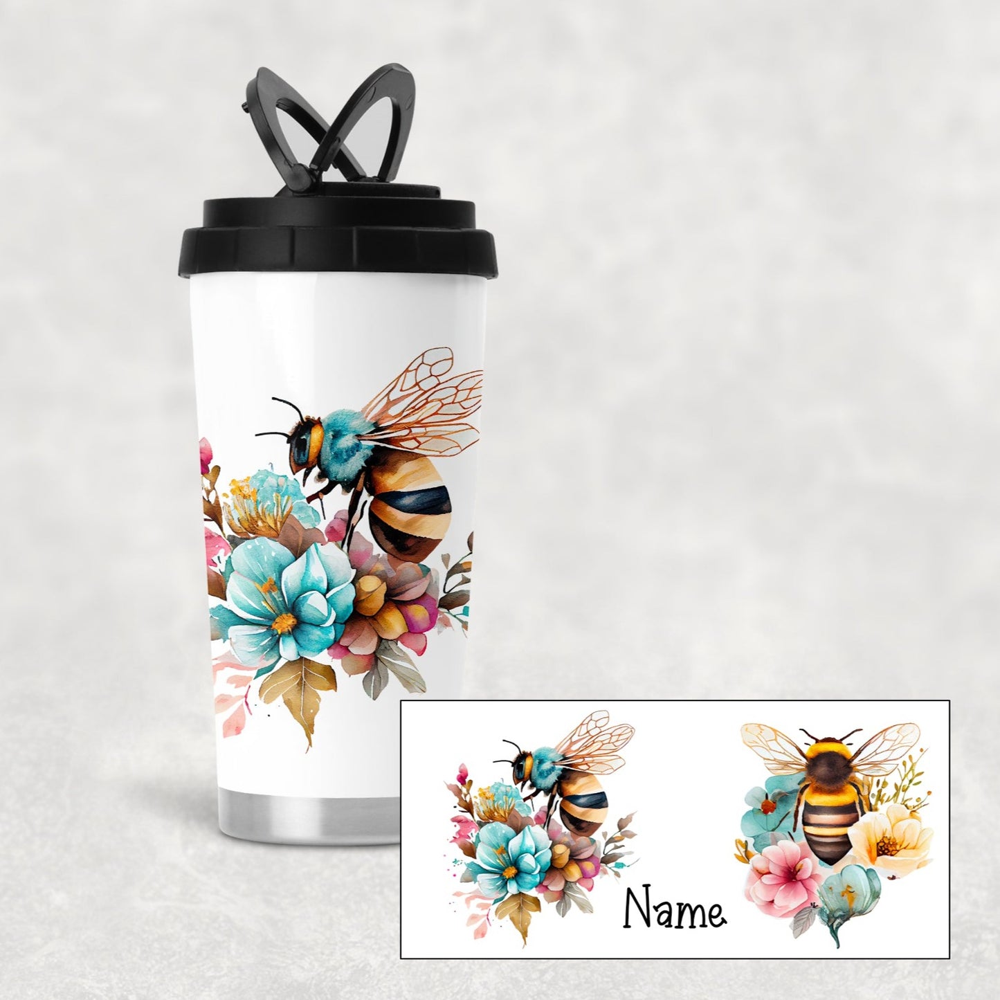 Bee travel mug
