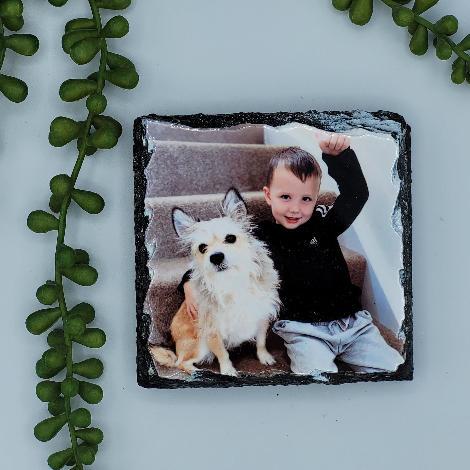 Moose and goose gifts - M&G personalised photo slate