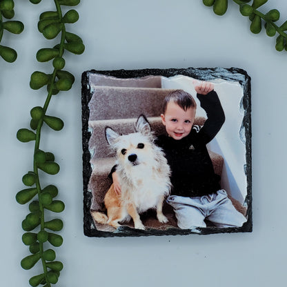 Moose and goose gifts - M&G personalised photo slate