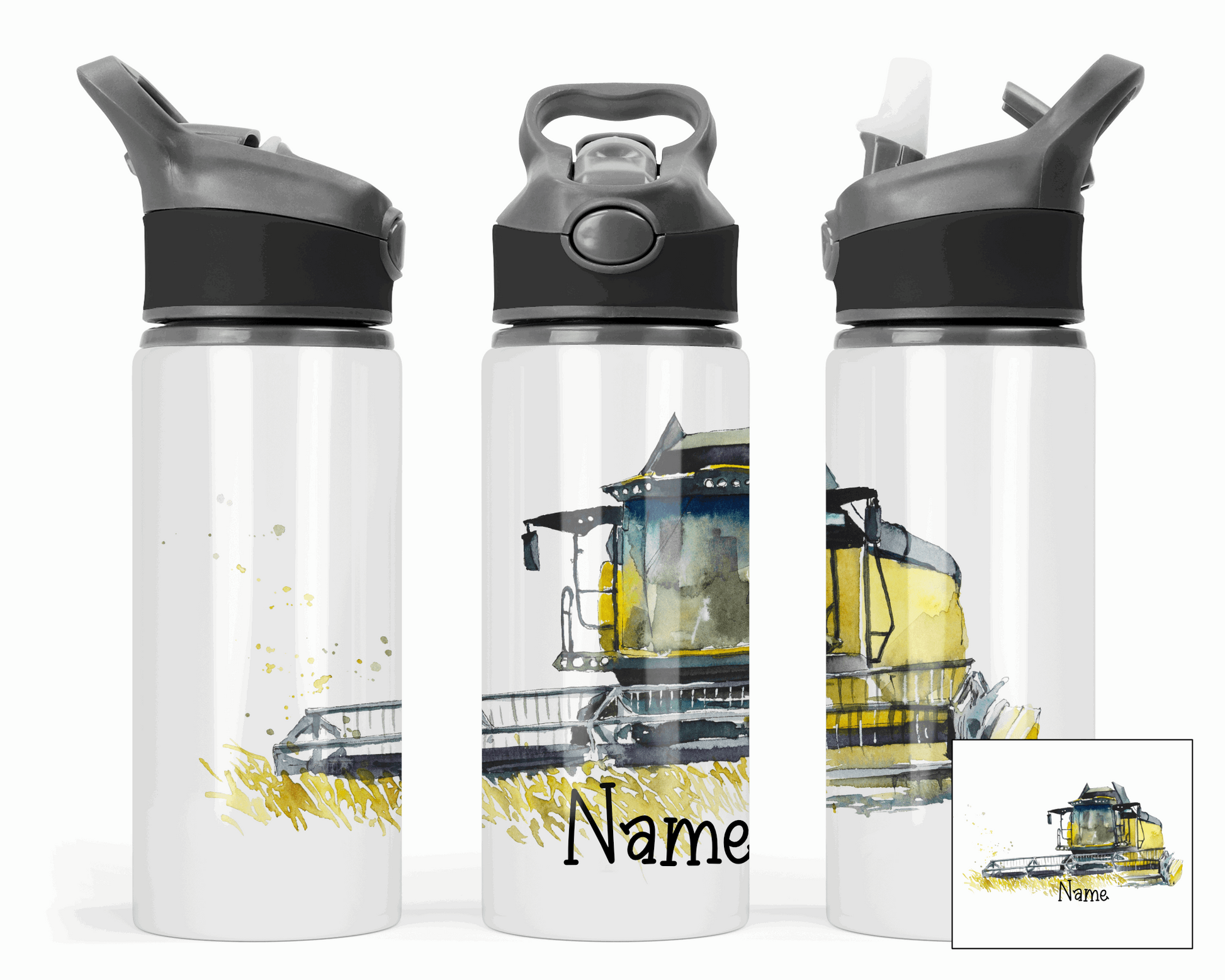 Tractor water bottles - Moose and Goose Gifts
