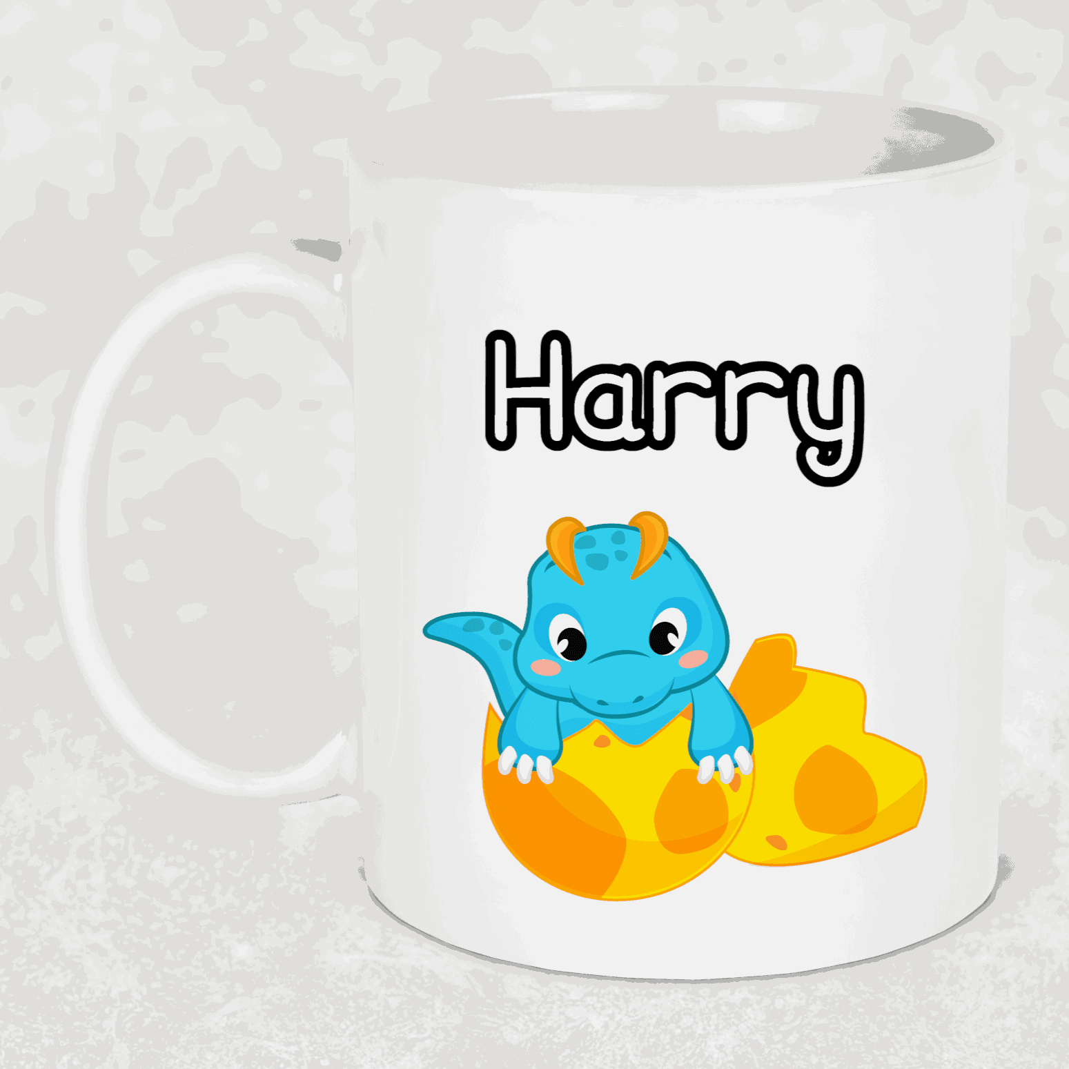 Dinosaur mug - Sew Tilley