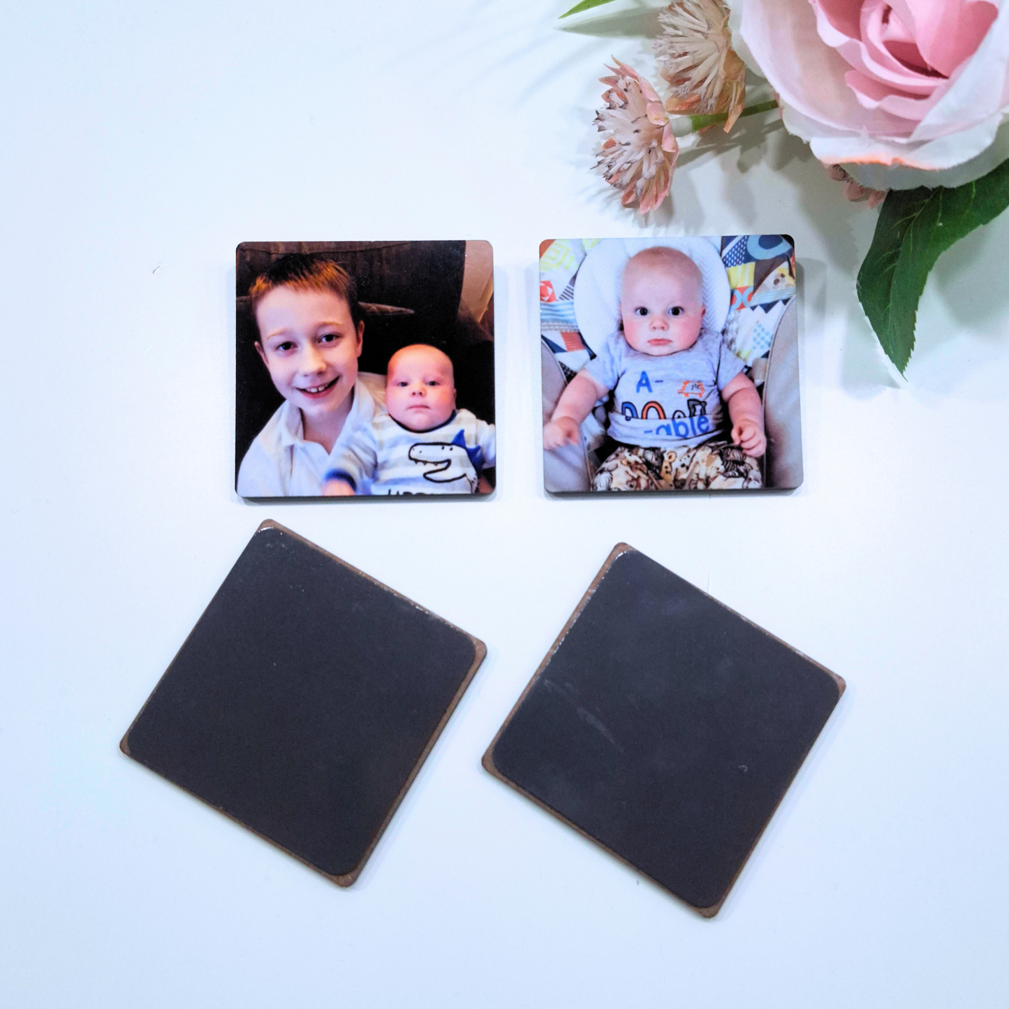 Personalised Photo Fridge Magnets (Set of 4)