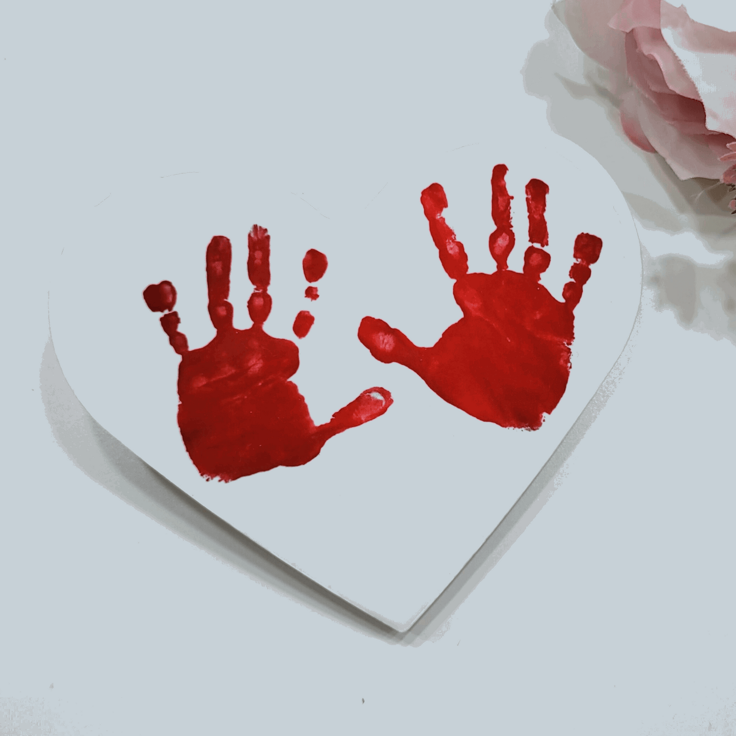 Ceramic handprint coaster - kids artwork coaster