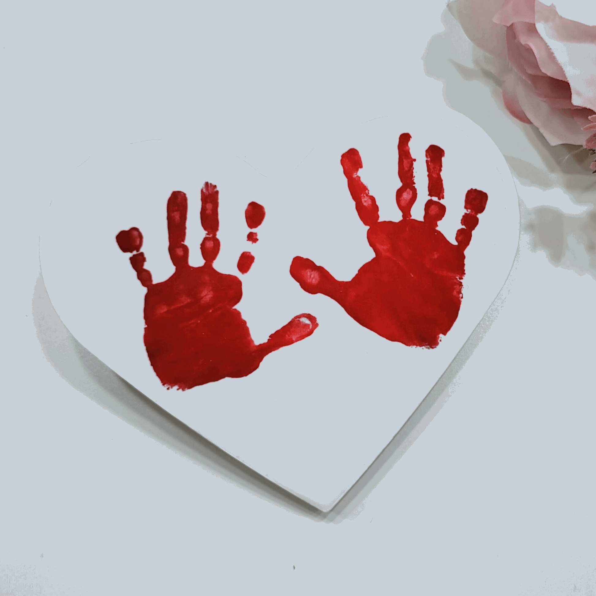 Ceramic handprint coaster - kids artwork coaster
