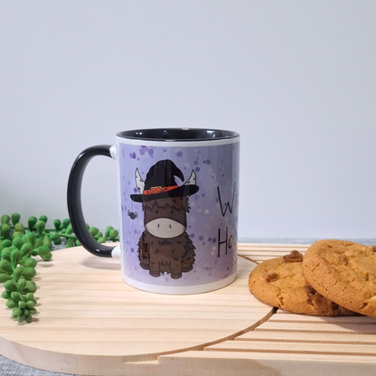 Ceramic mug printed with a spooky witching hour fuel design