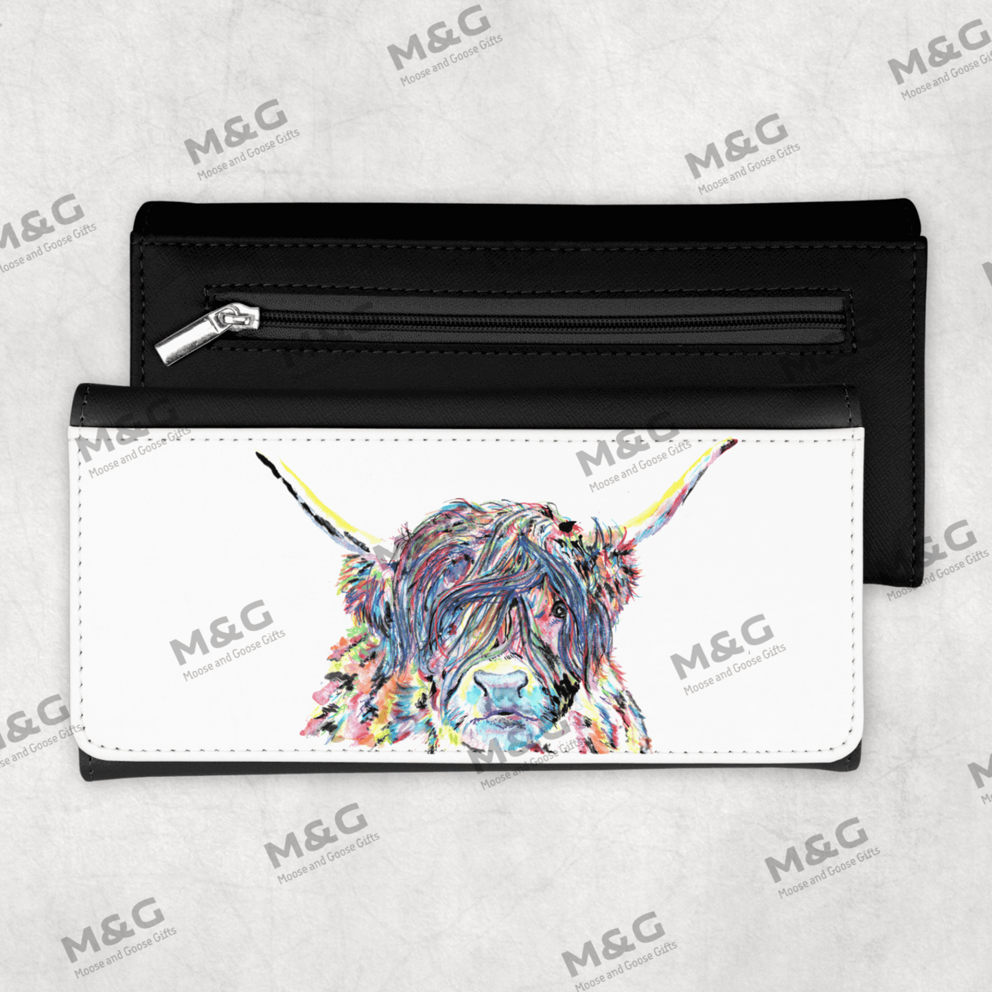 Highland cow purse
