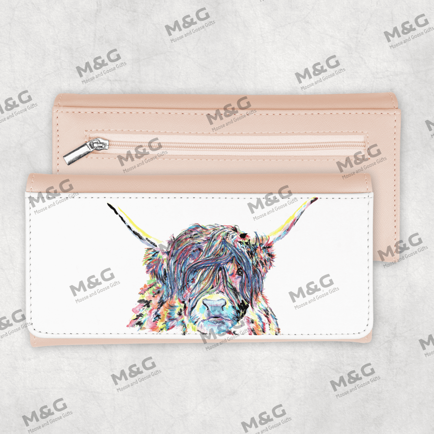 Highland cow purse