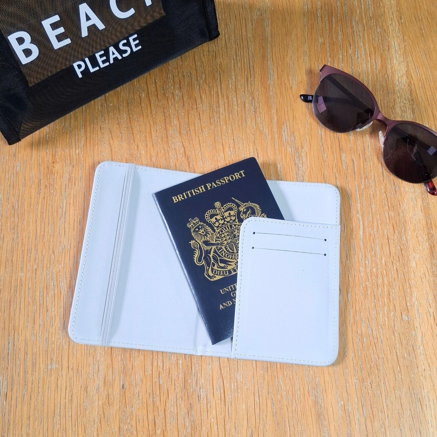 Passport cover personalised gift