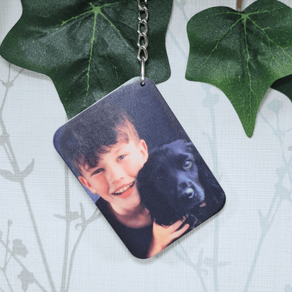 Personalised photo key ring