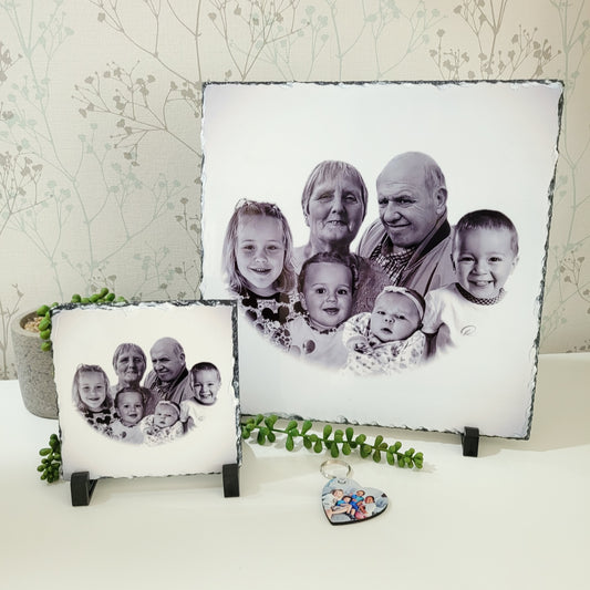 Personalised Slate Photos - 3 sizes