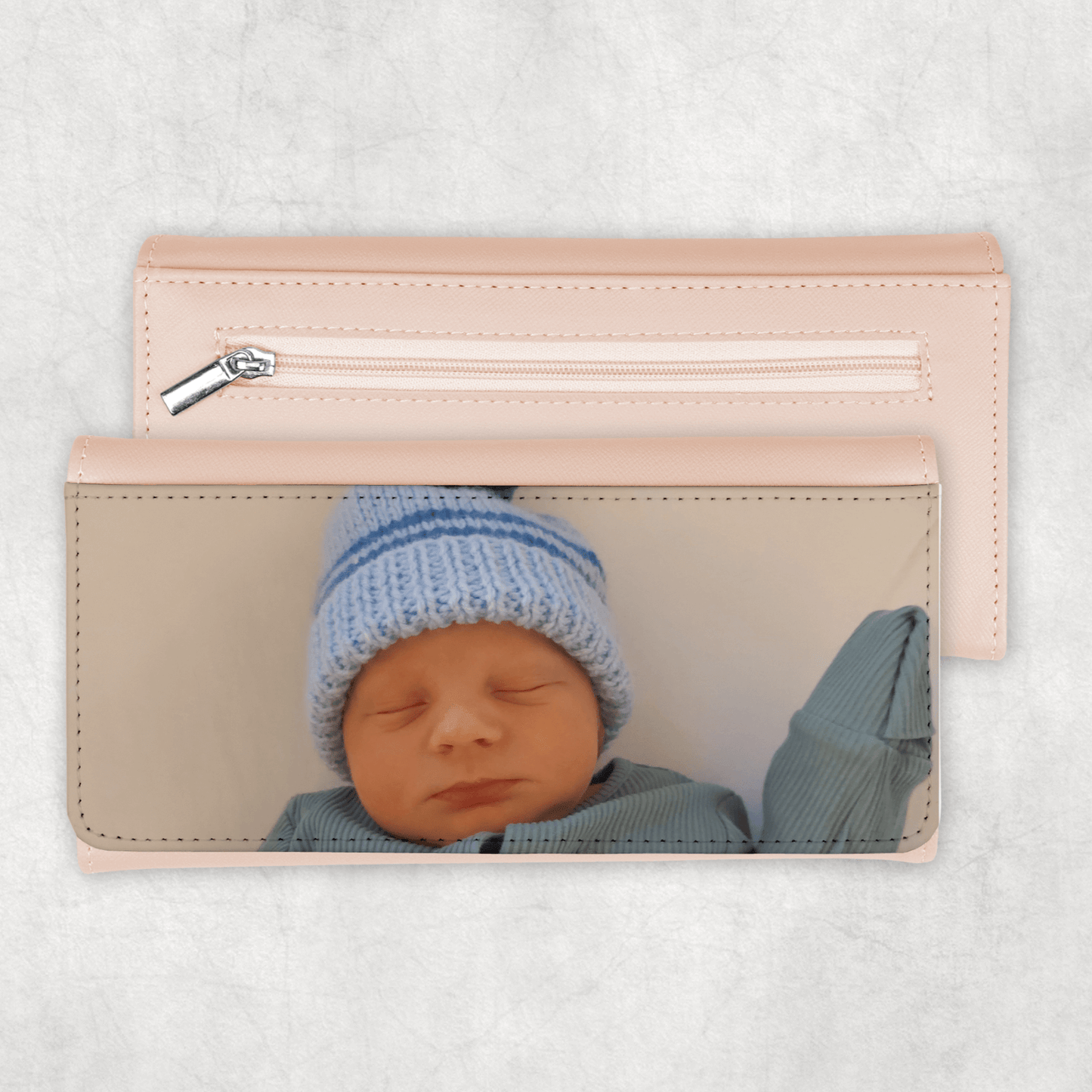 Photo purse - unique personalised women's purse - Pink women's purse - Moose and goose gifts