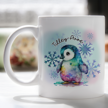 Penguin mug personalised moose and goose gifts