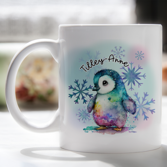 Penguin mug personalised moose and goose gifts