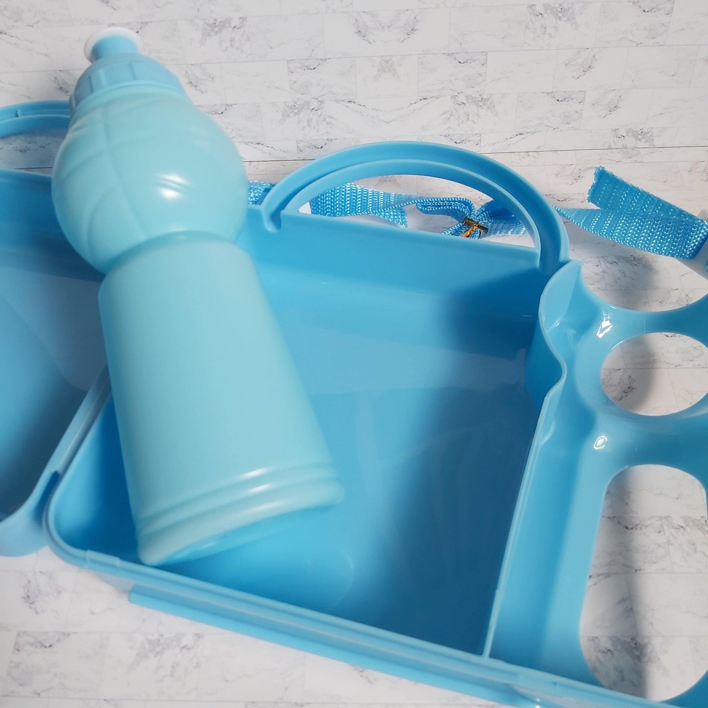 Digger lunch box with water bottle - Sew Tilley