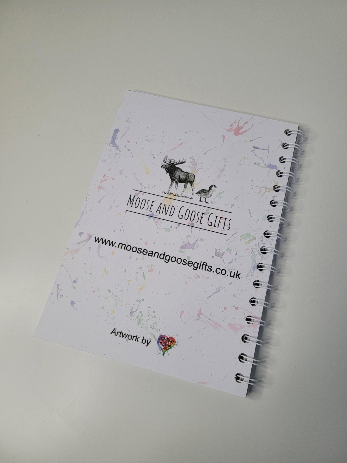peacock notebook - Moose and Goose Gifts