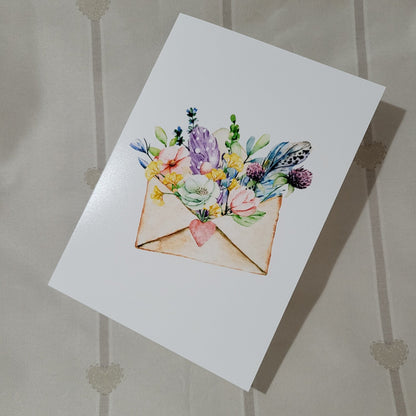 Pack of 5 floral cards