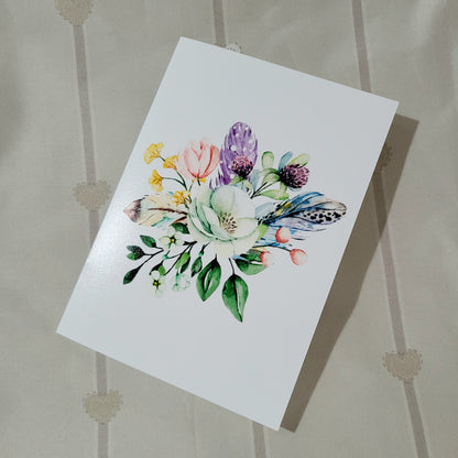 Pack of 5 floral cards
