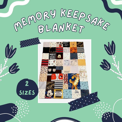 Memory keepsake bears and blankets - deposit - Moose and Goose Gifts