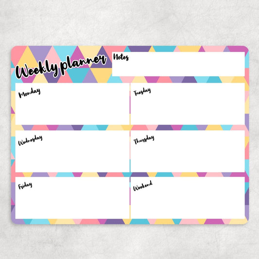Bright weekly planner - Moose and Goose Gifts
