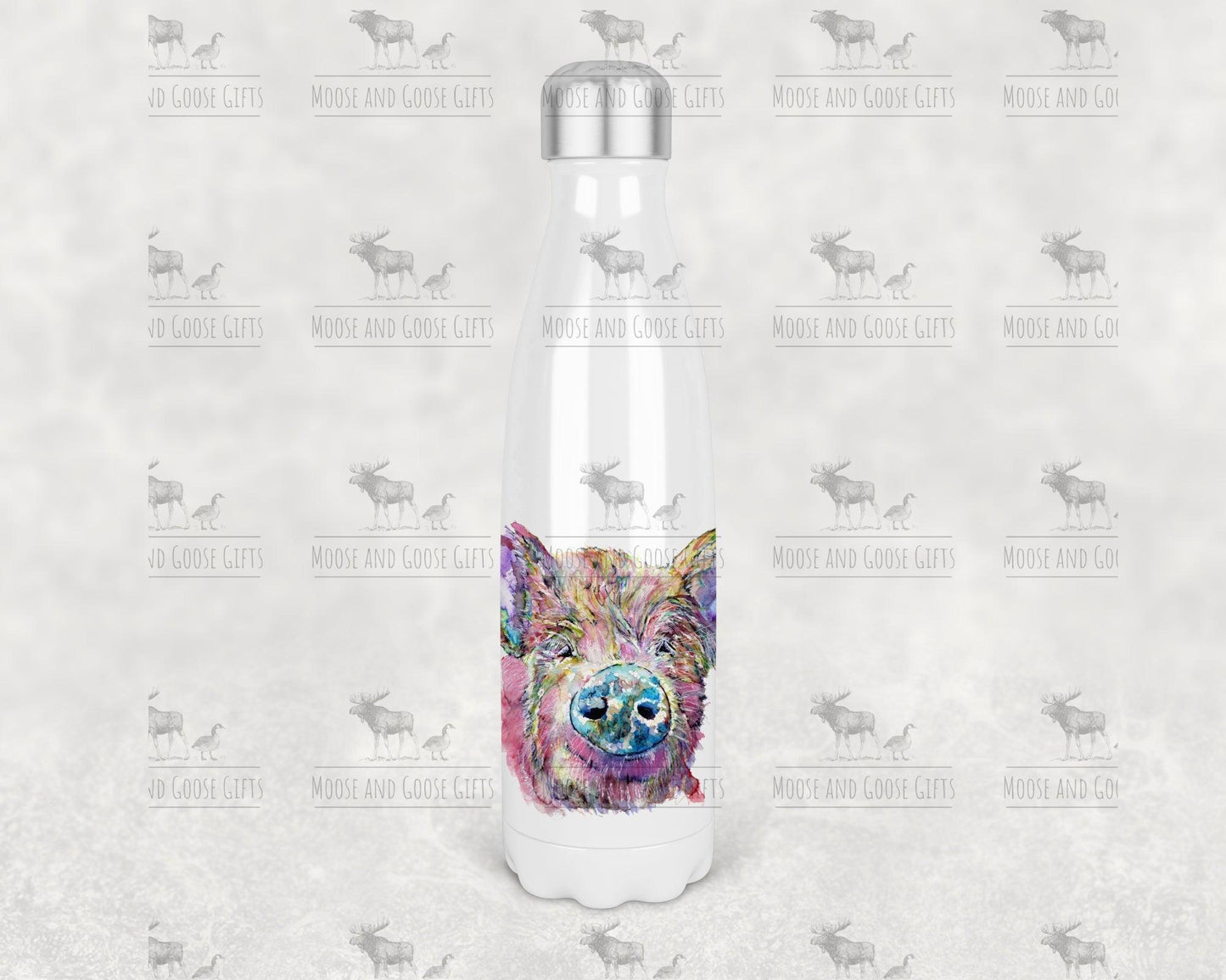 Insulated water bottle - design options - Moose and Goose Gifts